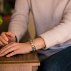 Solar System Silver Bangle Bracelet - Che Cose Belle