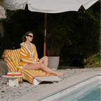 Sole Reversible Stripe Beach Towel - Che Cose Belle