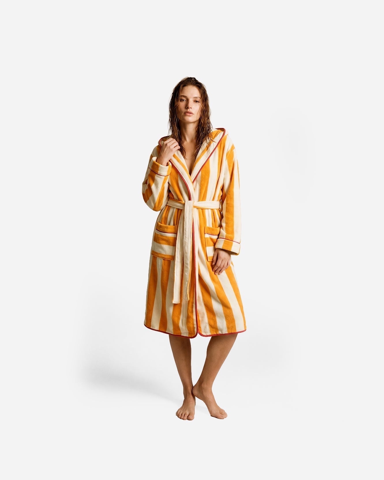 Sole Striped Beach Robe - Che Cose Belle