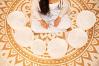 Solfeggio Crystal Singing Bowl Set (396, 417, 528, 639, 741, 852 Hz) - Che Cose Belle