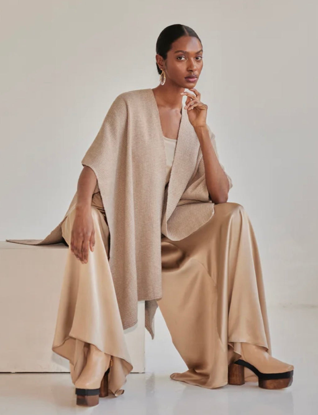 Solid Alpaca Duster - Che Cose Belle