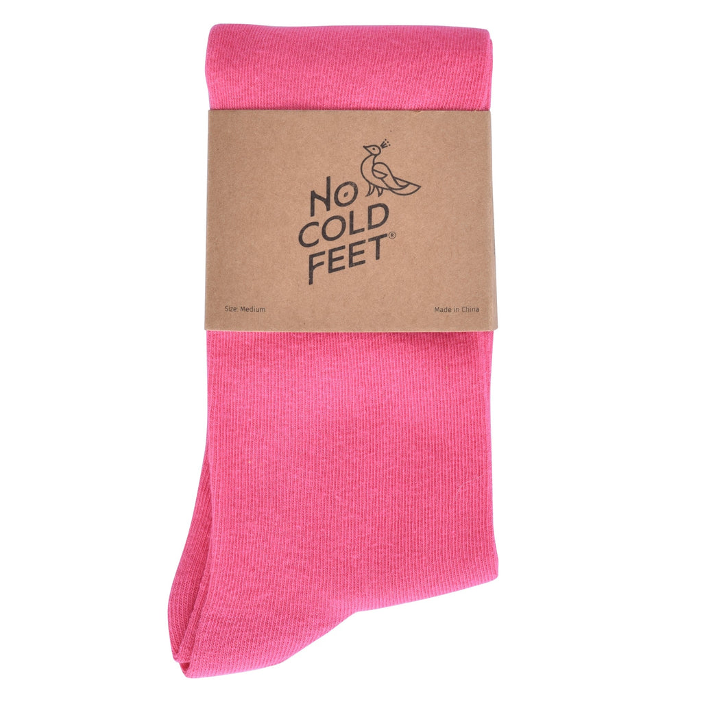 Solid Hot Pink Socks - Che Cose Belle