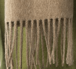Solid Weave Brushed Alpaca Scarf - Che Cose Belle