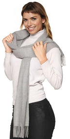 Solid Weave Brushed Alpaca Scarf - Che Cose Belle