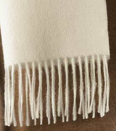 Solid Weave Brushed Alpaca Scarf - Che Cose Belle