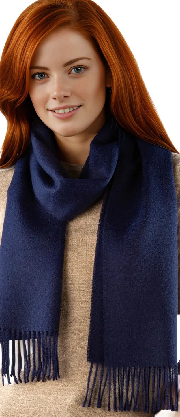 Solid Weave Brushed Alpaca Scarf - Che Cose Belle