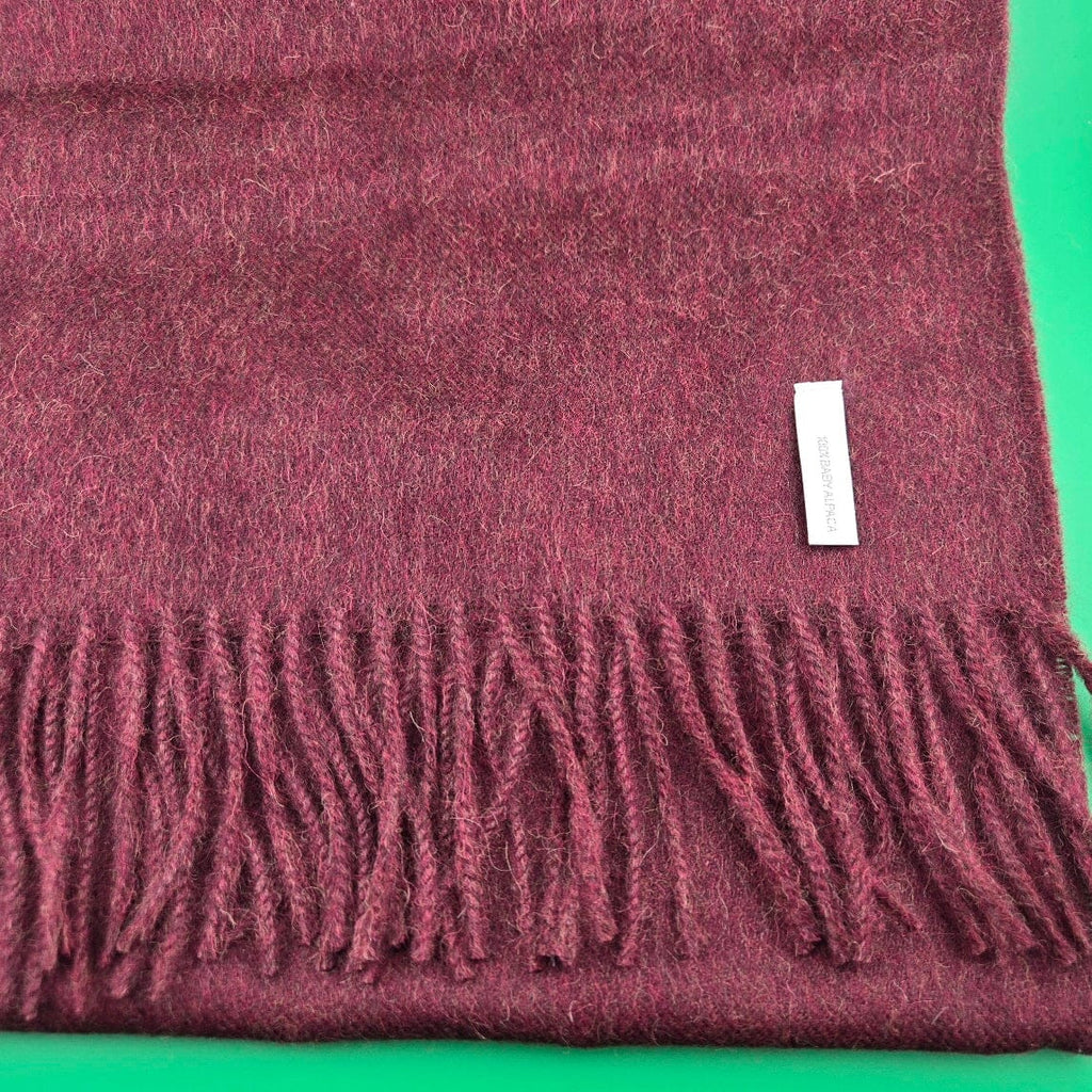 Solid Weave Brushed Alpaca Scarf - Che Cose Belle