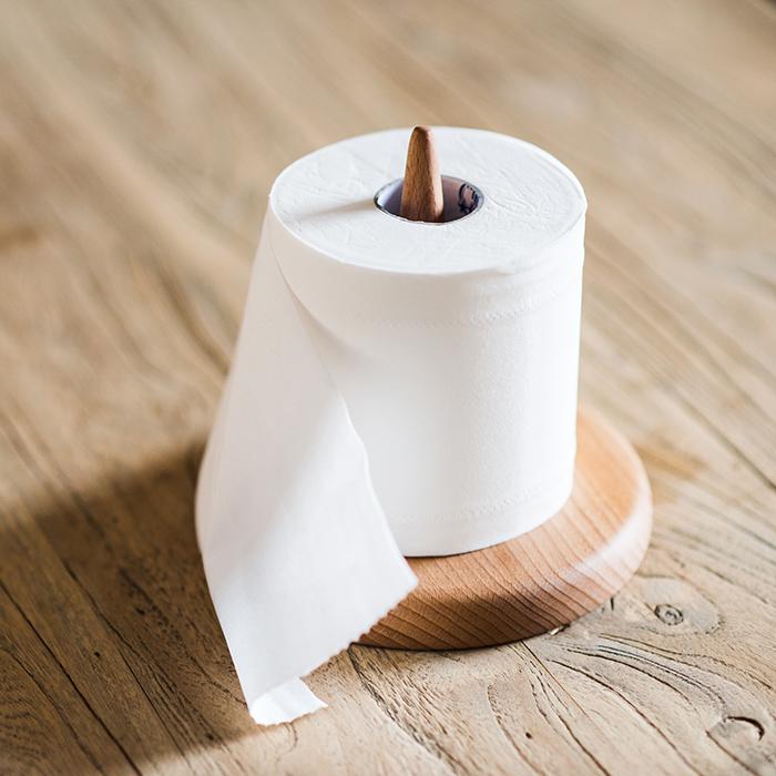 Solid Wood Paper Towel Holder - Che Cose Belle