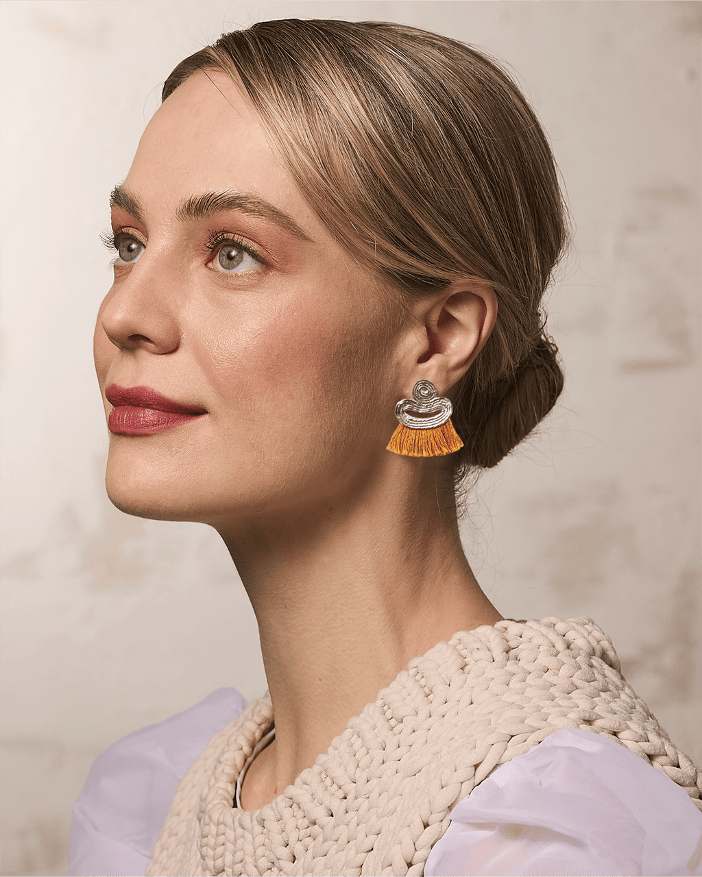 Sonia Tassel Earrings - Sterling Silver - Che Cose Belle