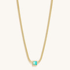 Soothe & Heal - Turquoise Evil Eye December Birthstone Necklace - Che Cose Belle