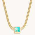 Soothe & Heal - Turquoise Evil Eye December Birthstone Necklace - Che Cose Belle