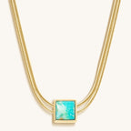 Soothe & Heal - Turquoise Evil Eye December Birthstone Necklace - Che Cose Belle