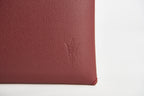 Soul Carrier x ASU Maroon Epsom Leather Clutch - Che Cose Belle