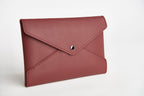 Soul Carrier x ASU Maroon Epsom Leather Clutch - Che Cose Belle