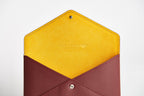 Soul Carrier x ASU Maroon Epsom Leather Clutch - Che Cose Belle