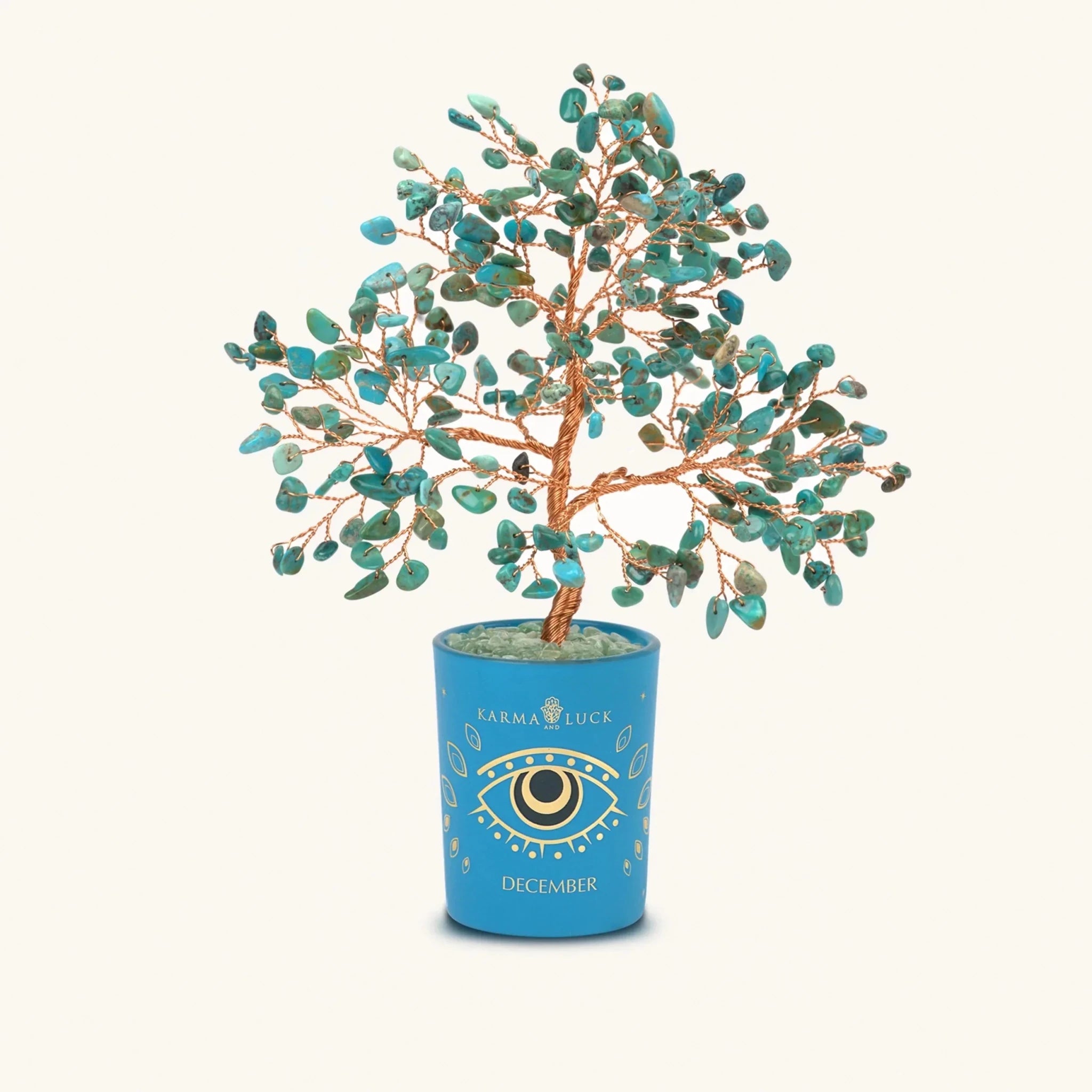 Soulful Existence Turquoise December Birthday Tree - Che Cose Belle