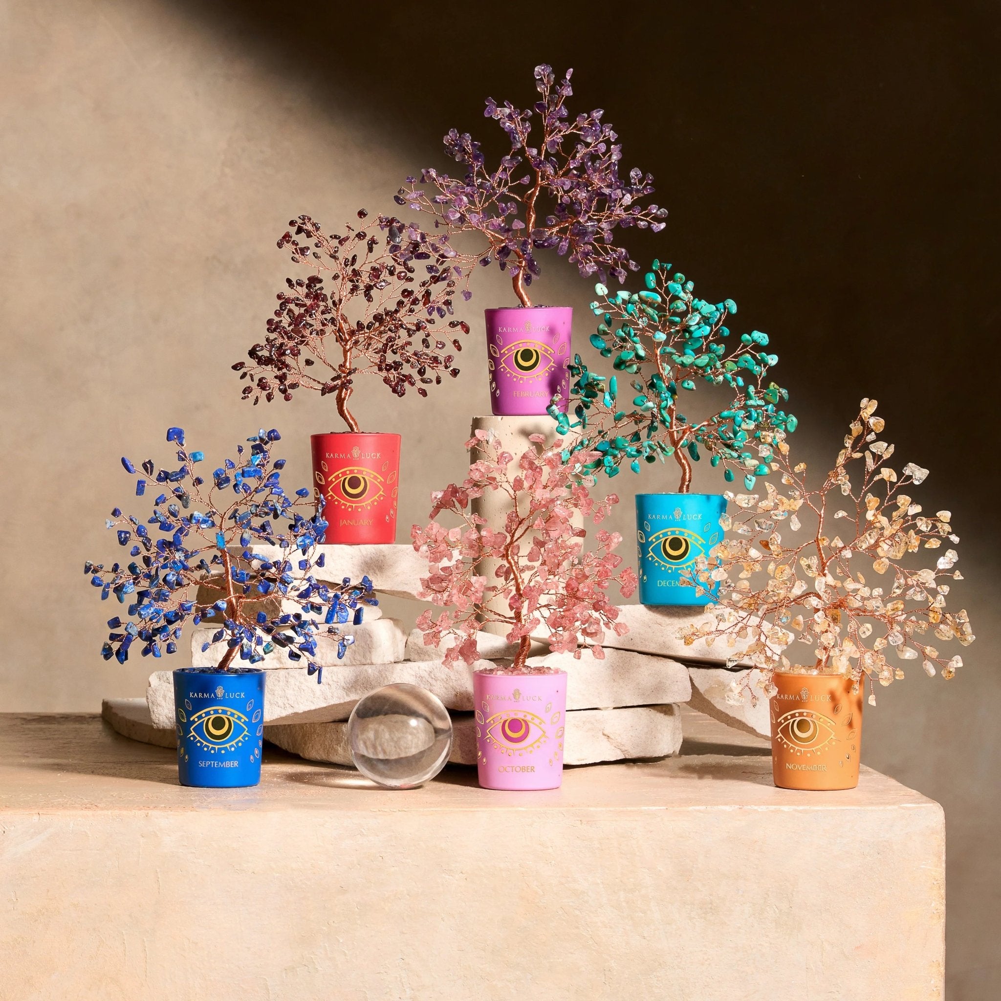 Soulful Existence Turquoise December Birthday Tree - Che Cose Belle
