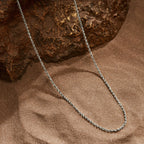 Soulful Harmony Silver Box Chain - Che Cose Belle