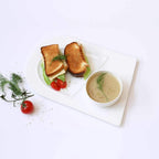 Soup and Sandwich Plate - Set of 4 - Che Cose Belle