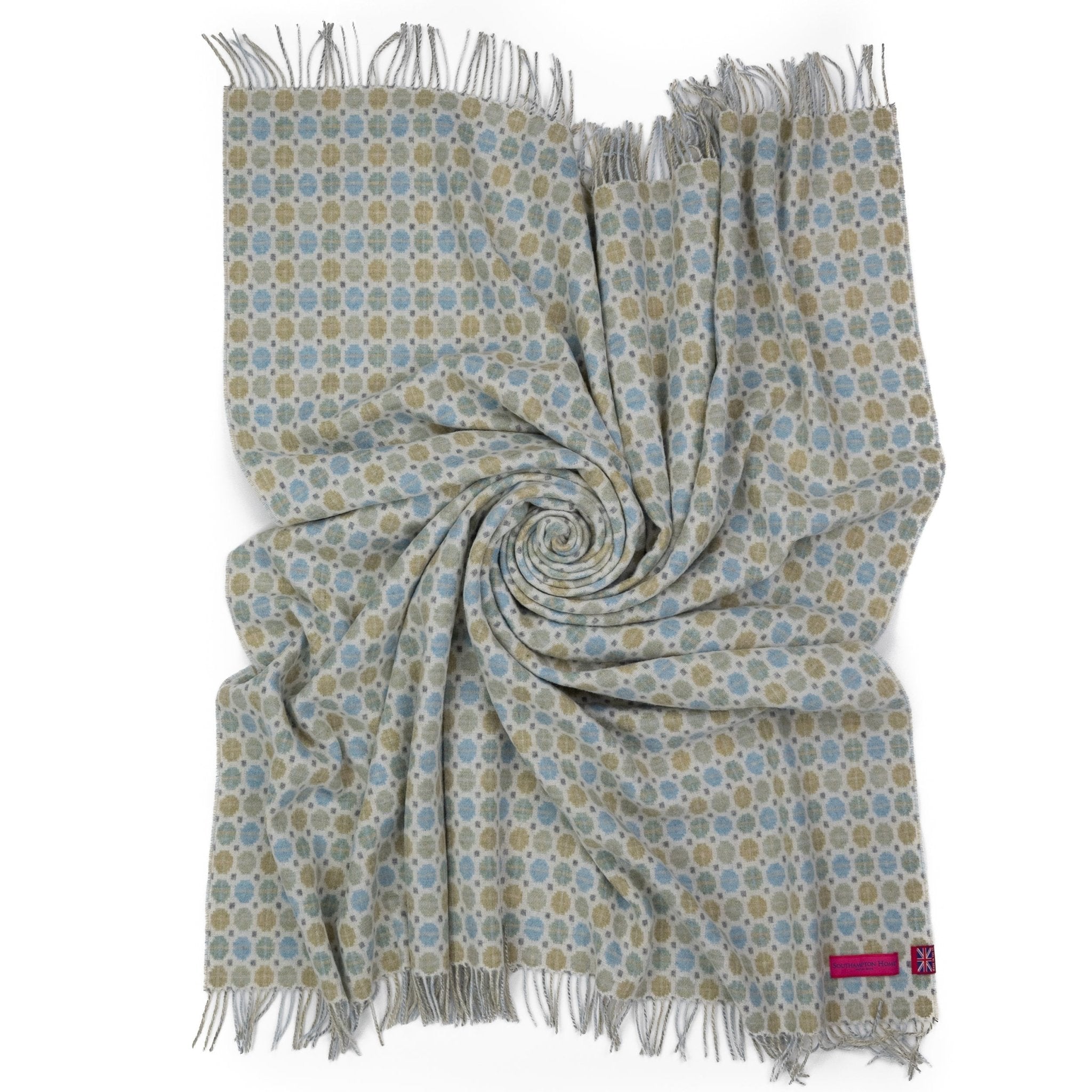 Southampton Home Merino Wool Medallion - Sky - Che Cose Belle