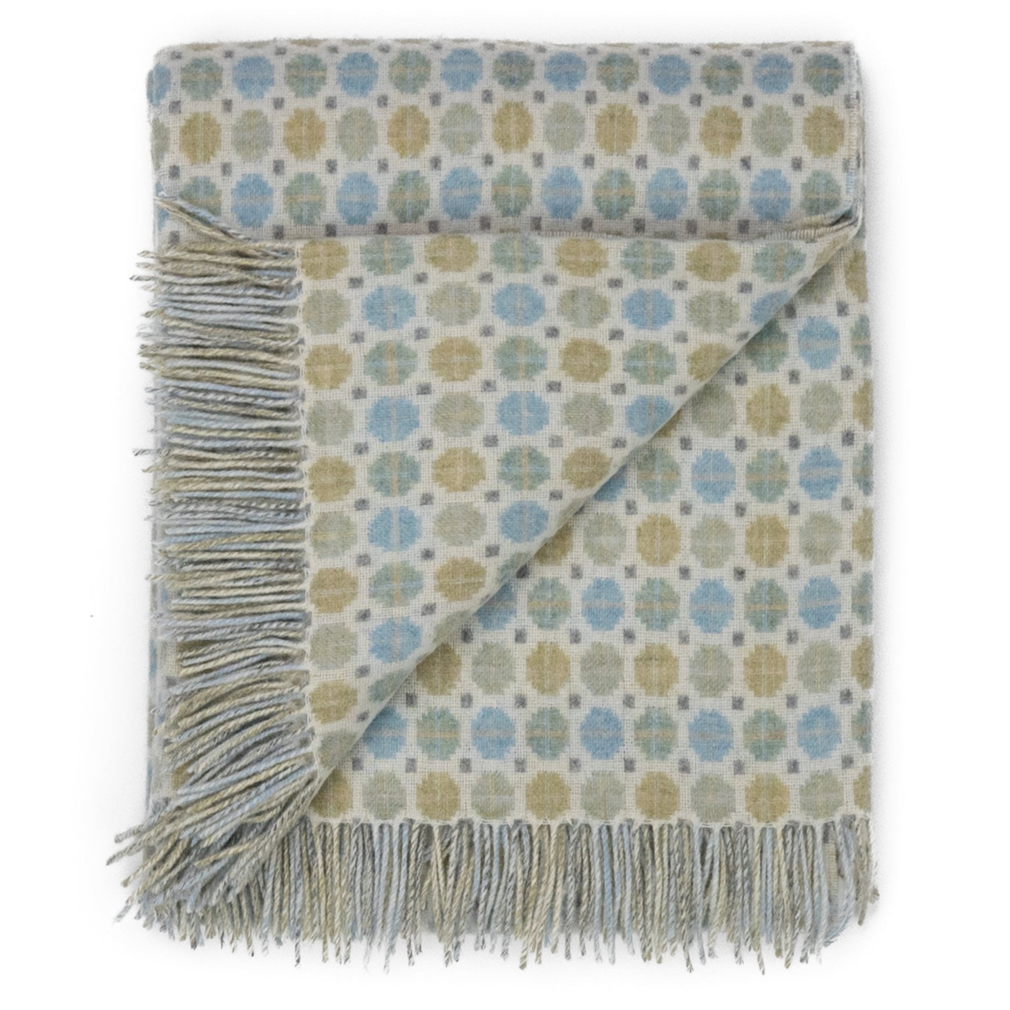 Southampton Home Merino Wool Medallion - Sky - Che Cose Belle