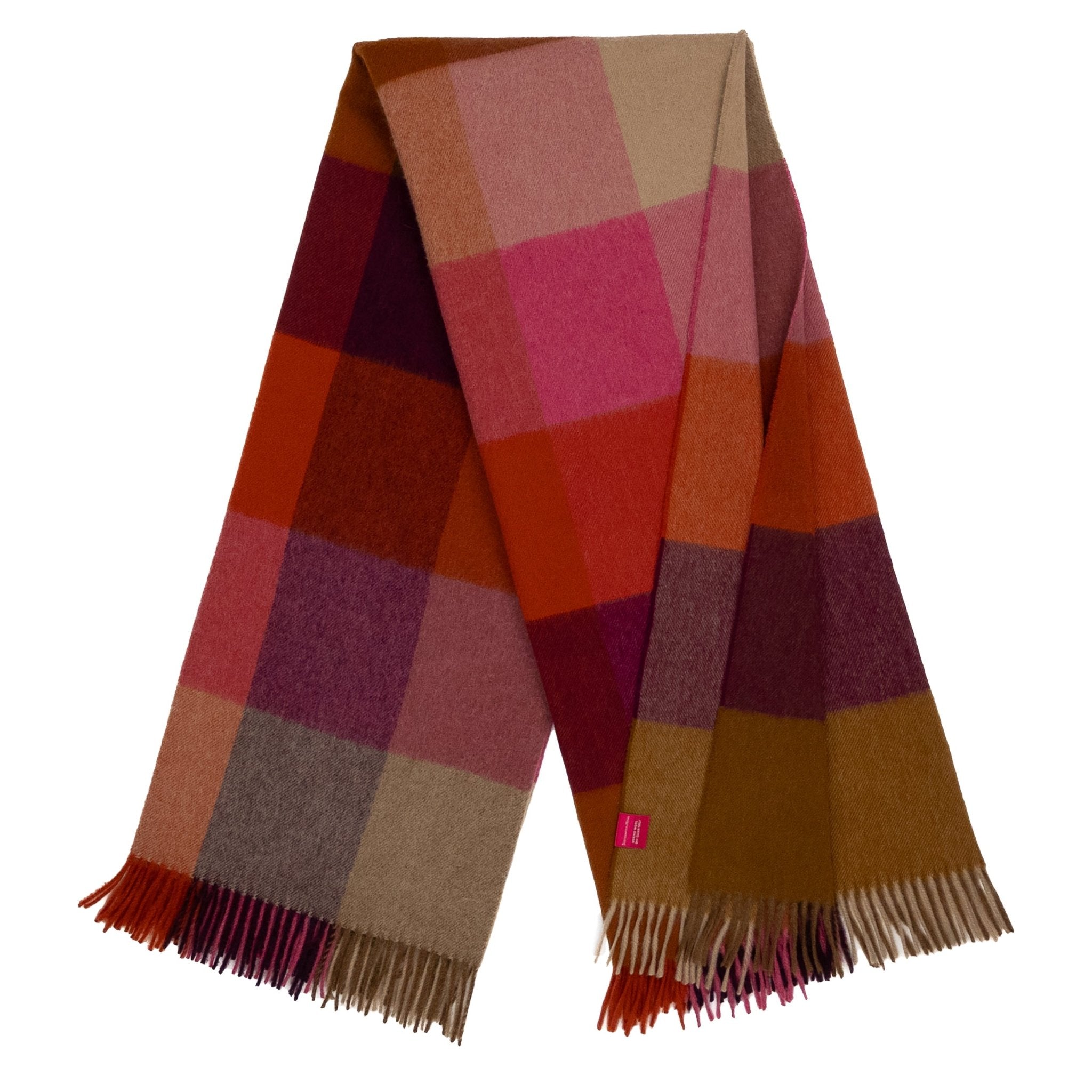 Southampton Home Merino Wool Throw – Block Bold | UK Made - Che Cose Belle