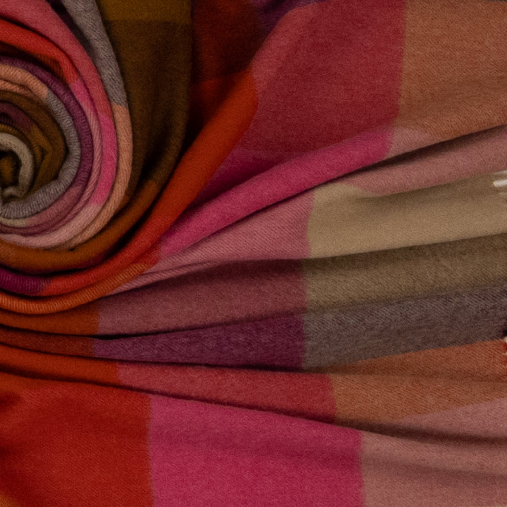 Southampton Home Merino Wool Throw – Block Bold | UK Made - Che Cose Belle