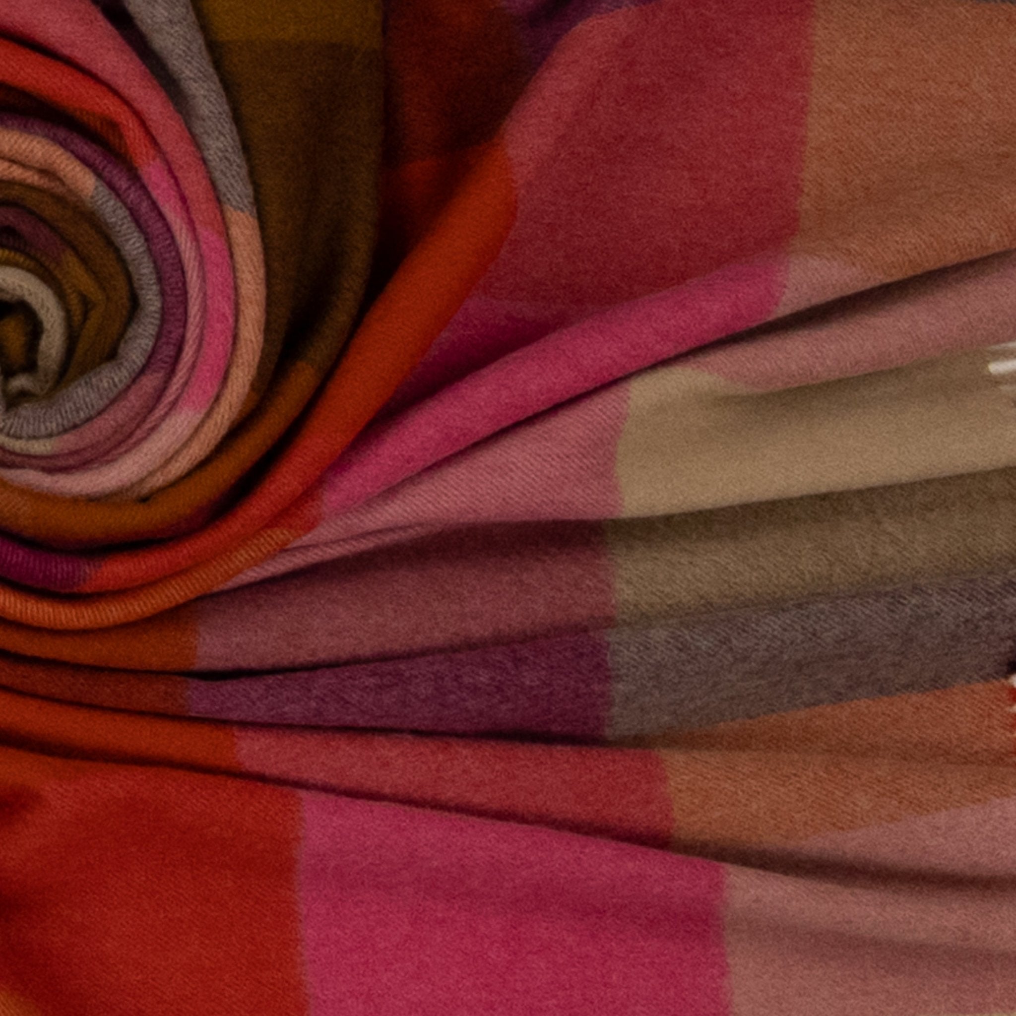 Southampton Home Merino Wool Throw – Block Bold | UK Made - Che Cose Belle