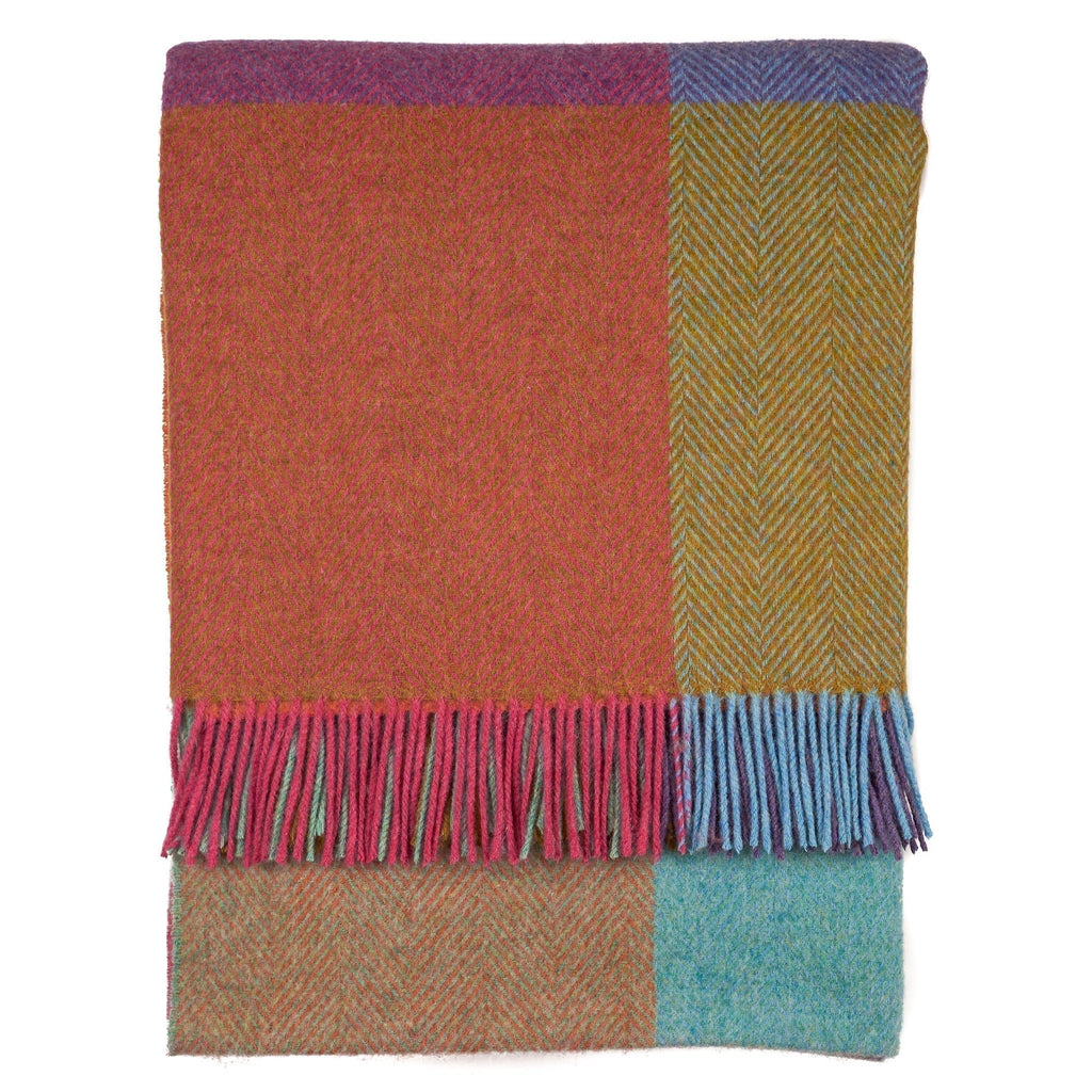 Southampton Home Merino Wool Throw – Block Kaleidoscope - Che Cose Belle