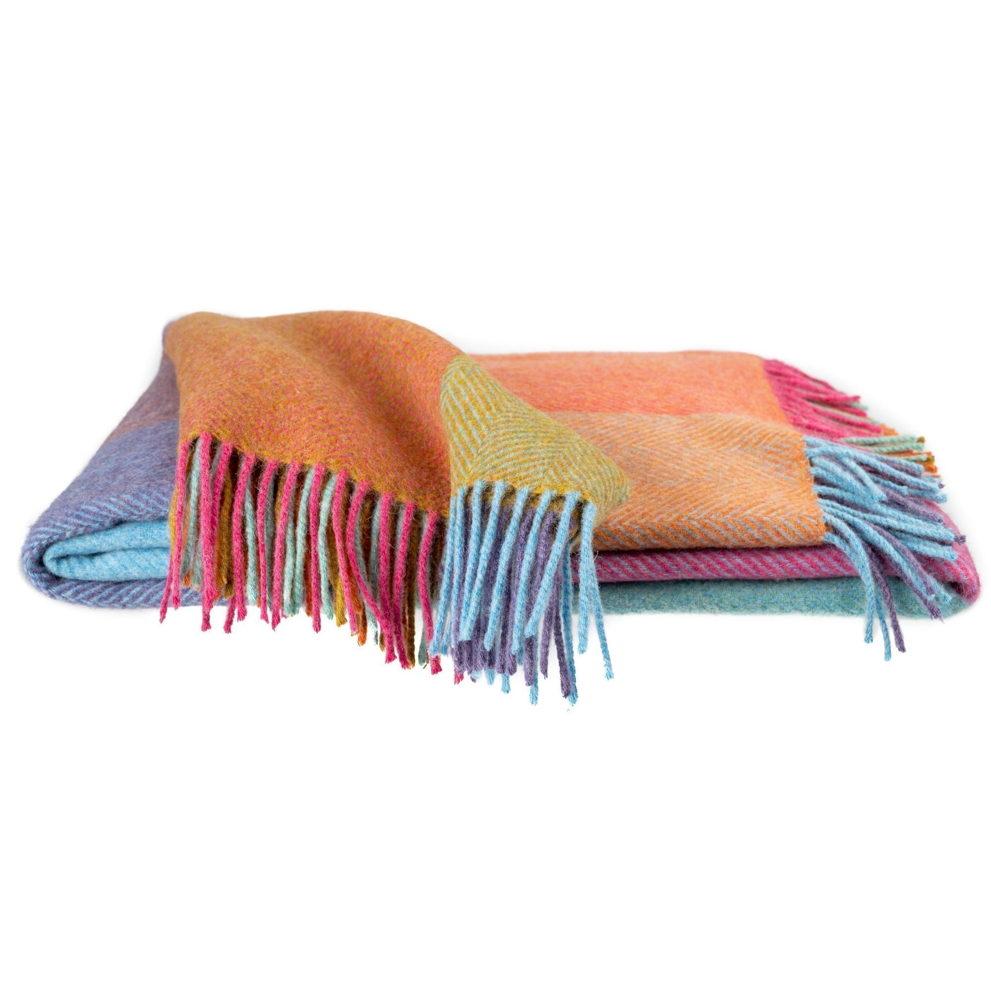 Southampton Home Merino Wool Throw – Block Kaleidoscope - Che Cose Belle