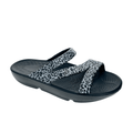 Sovella Active Recovery Sandals Women's PF Slide Black/Leopard - Che Cose Belle