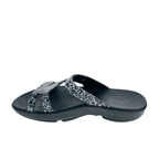 Sovella Active Recovery Sandals Women's PF Slide Black/Leopard - Che Cose Belle