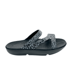 Sovella Active Recovery Sandals Women's PF Slide Black/Leopard - Che Cose Belle
