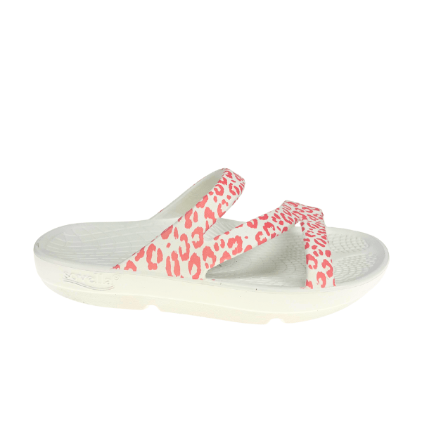 Sovella Active Recovery Sandals Women's PF Slide Pink/Leopard - Che Cose Belle