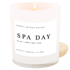 Spa Day Soy Candle - White Jar - 11 oz - Che Cose Belle