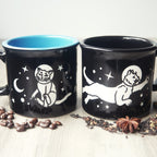Space Cat Camp Mug - Dishwasher-Safe, Microwave-Safe - Che Cose Belle