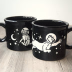 Space Cat Camp Mug - Dishwasher-Safe, Microwave-Safe - Che Cose Belle