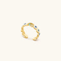 Sparkling Protection - Moon & Star Ring - Che Cose Belle