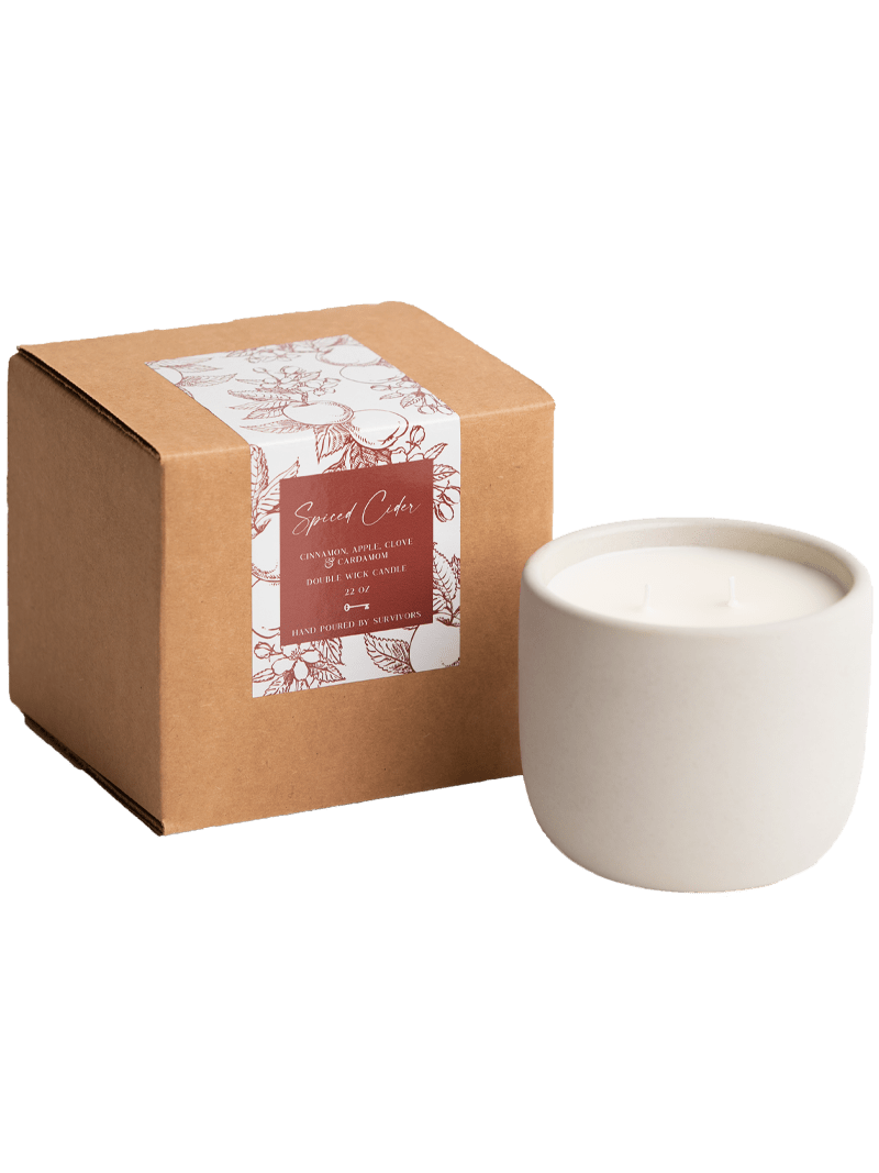 Spiced Cider Cement Candle - Che Cose Belle