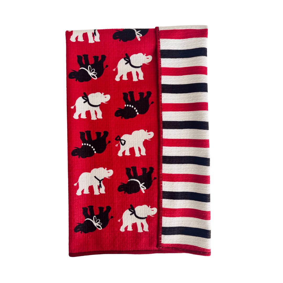 Spirit Elephant Double-Sided Tea Towel - Che Cose Belle