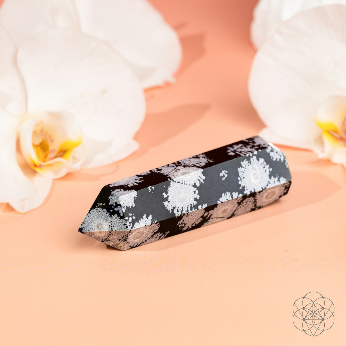 Spiritual Bodyguard - Snowflake Obsidian Point - Che Cose Belle