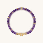 Spiritual Transformation - Amethyst Butterfly Charm Bracelet - Che Cose Belle