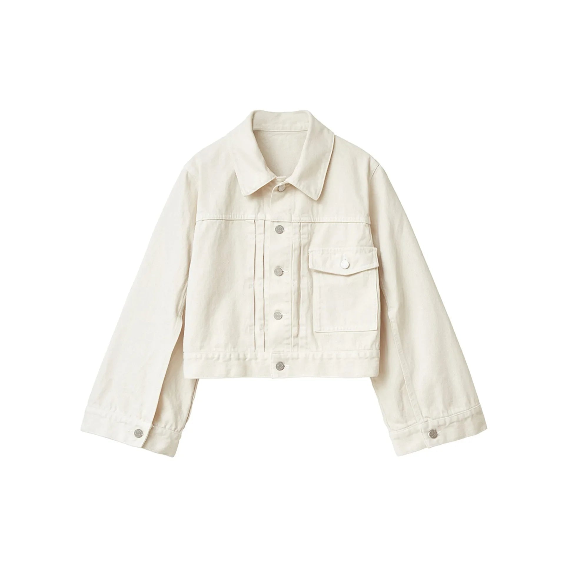Spring New Vintage Casual Jeans Jacket Women Turn-down Collar Loose Sleeve Fashion Denim Coat Japanese All-match Outwears - Che Cose Belle