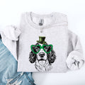 Springer Spaniel, Adorable Dog, St Patrick's Day, Lucky, Irish Sweatshirt - Che Cose Belle