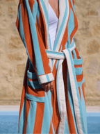 Spritz Striped Beach Robe - Che Cose Belle