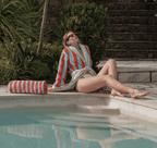 Spritz Striped Beach Robe - Che Cose Belle