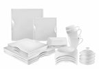 Square Porcelain Dinnerware Set - Che Cose Belle
