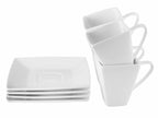 Square Porcelain Dinnerware Set - Che Cose Belle