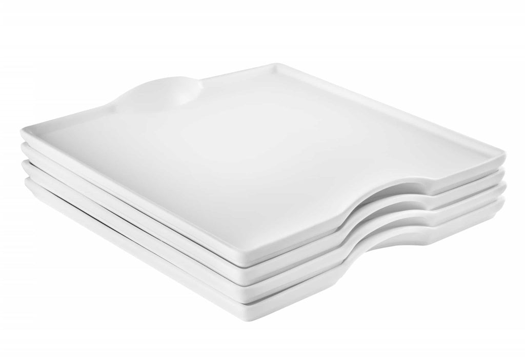 Square Porcelain Dinnerware Set - Che Cose Belle