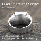 Square Turquoise Stainless Steel Ring - Che Cose Belle